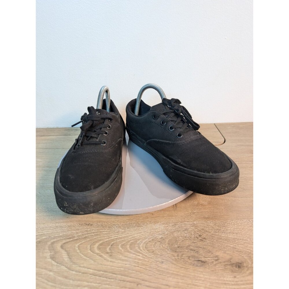 Vans Shoes Womens 9 Off The Wall Lace Sneaker Black Skate Canvas Casual 507698
